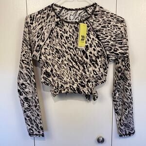 all in motion Woman's Swim Top Size XS Long Sleeve Spandex UV Protection